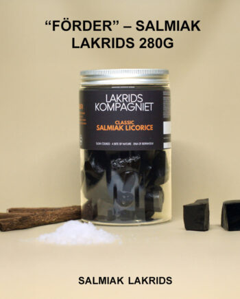 Förder  Salmiak Lakrids 280g Fra Lakridskompagniet